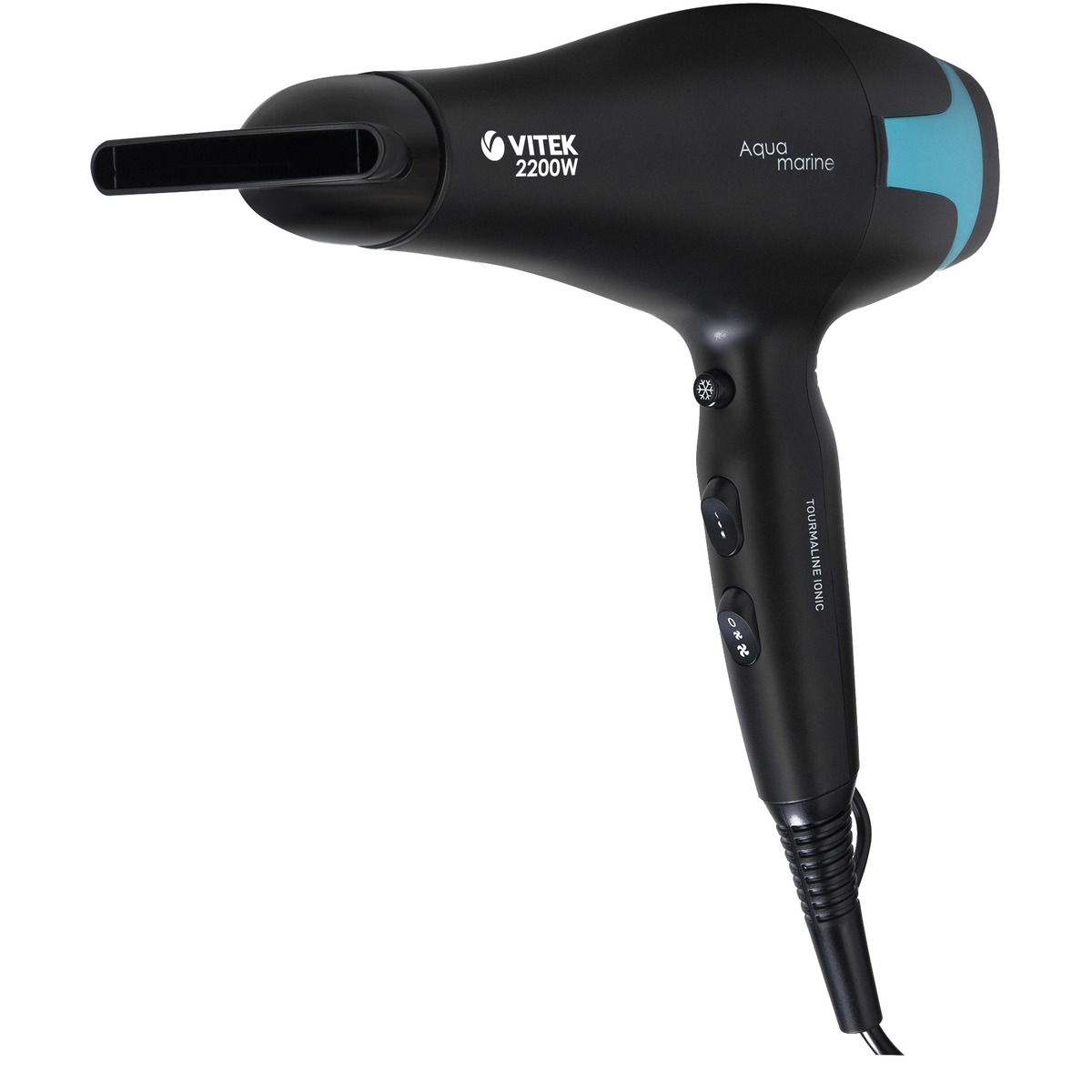 Фен Vitek Aquamarine VT-8215, черный