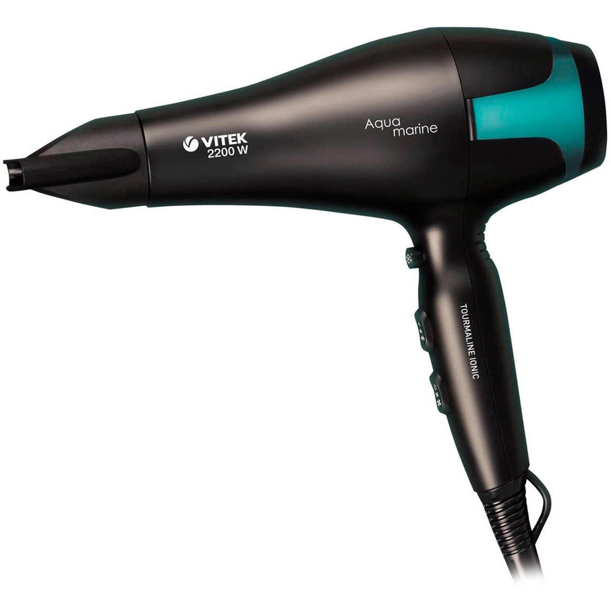 Фен Vitek Aquamarine VT-8215, черный