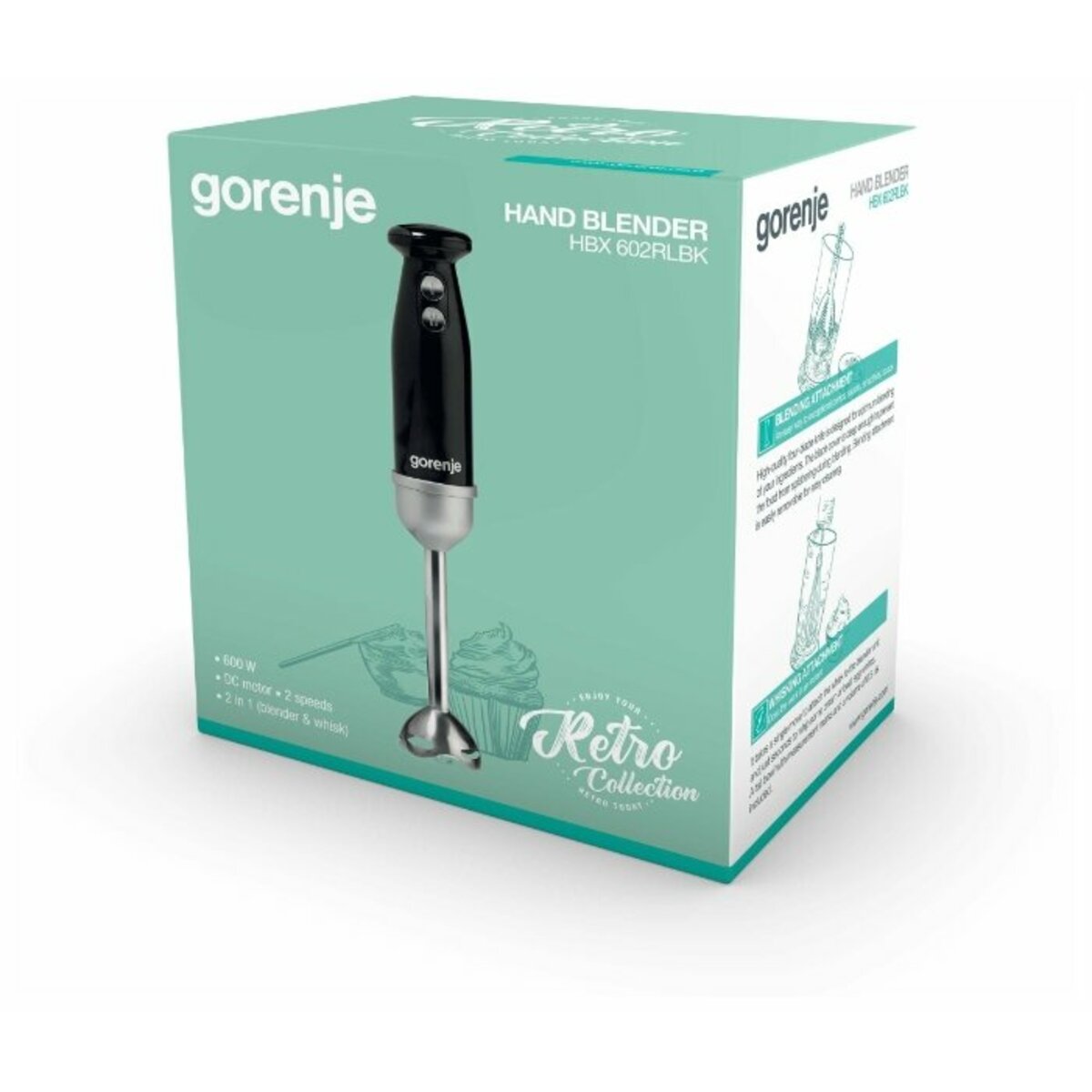 Блендер Gorenje HBX602RLBK (Цвет: Black)