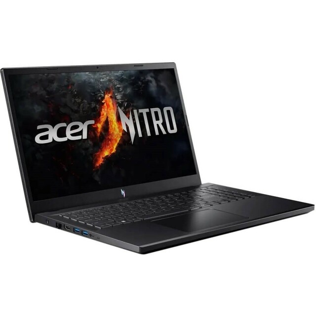 Ноутбук Acer Nitro V 15 ANV15-41-R3LC (Ryzen 5 6600H/16Gb DDR5/SSD512Gb/NVIDIA GeForce RTX 3050 6Gb/15.6 /noOS/black) (NH.QSHER.004)