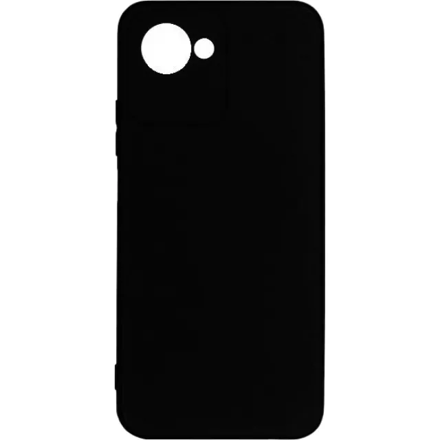 Чехол-накладка Borasco MicroFiber Case для смартфона Realme C30/C30S, черный