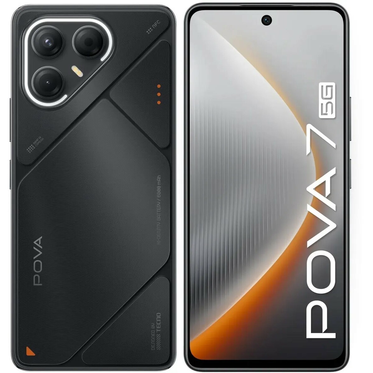 Смартфон Tecno Pova 7 5G 8 / 256Gb, черный