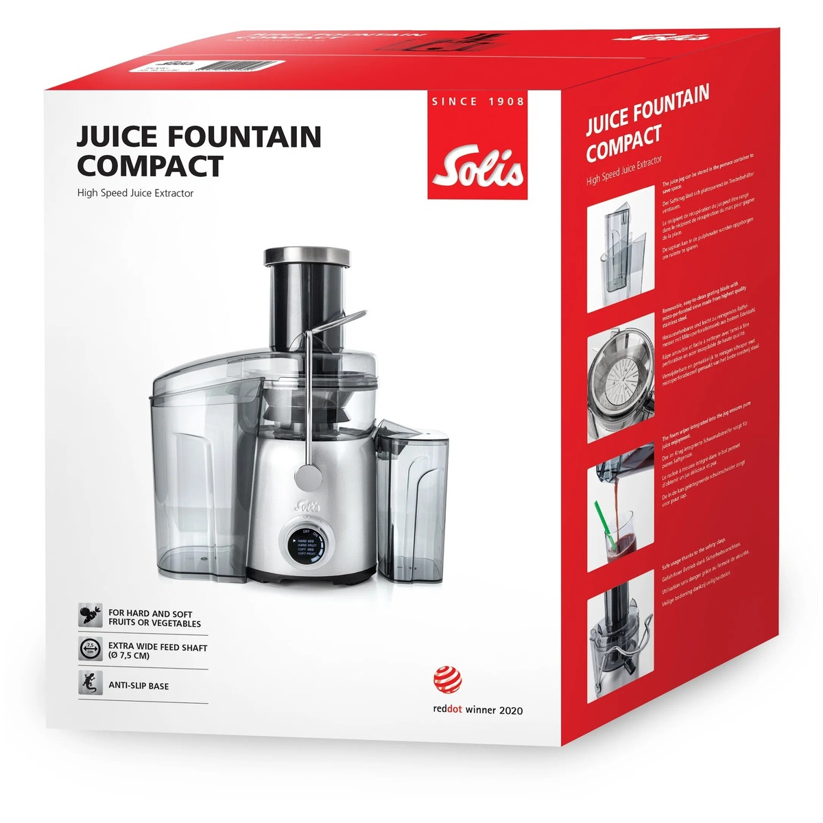 Соковыжималка Solis Juice Fountain Compact (Цвет: Silver)