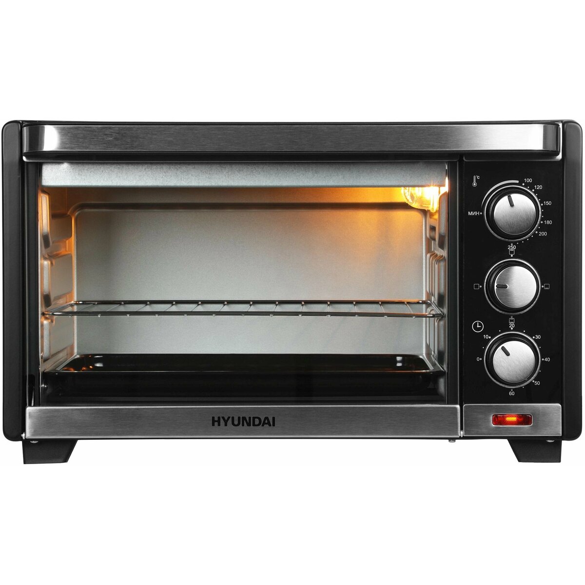 Мини-печь Hyundai MIO-HY091, черный