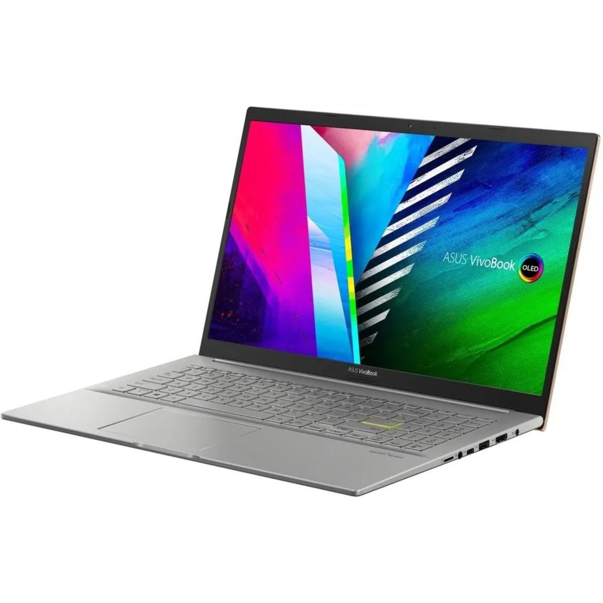 Ноутбук Asus VivoBook 15 OLED K513EA-L11994W Core i5 1135G7 8Gb SSD512Gb Intel Iris Xe graphics 15.6 OLED FHD (1920x1080) Windows 11 Home silver WiFi BT Cam
