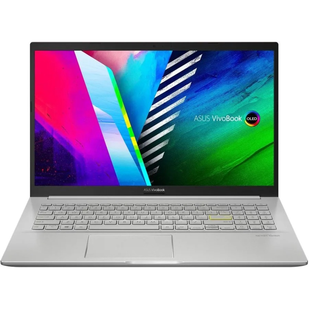 Ноутбук Asus VivoBook 15 OLED K513EA-L11994W Core i5 1135G7 8Gb SSD512Gb Intel Iris Xe graphics 15.6 OLED FHD (1920x1080) Windows 11 Home silver WiFi BT Cam