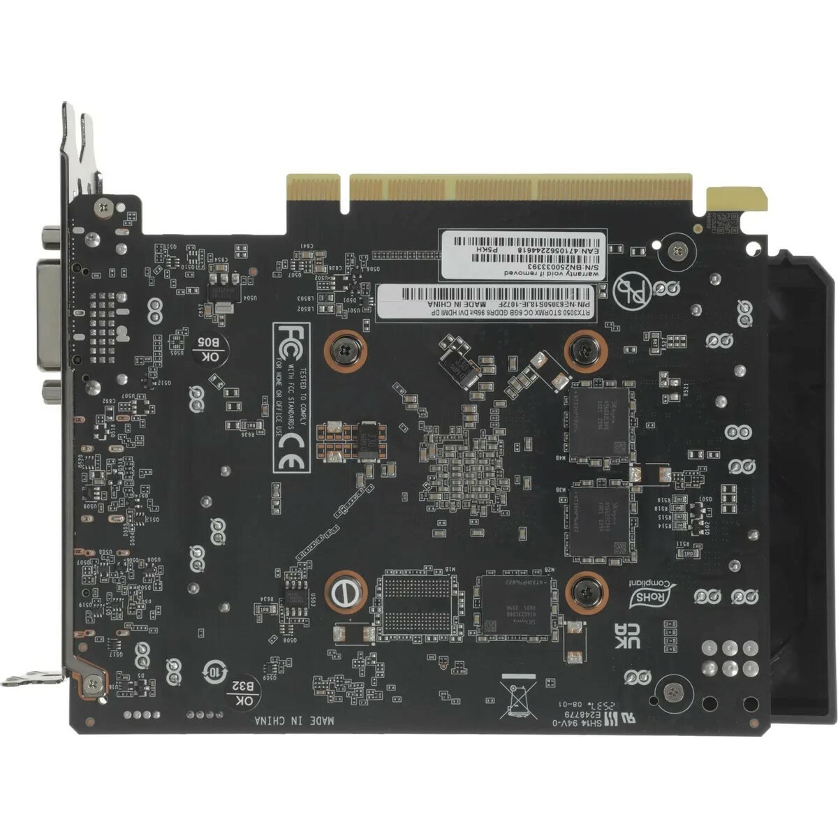 Видеокарта Palit GeForce RTX 3050 StormX OC 6G (NE63050S18JE-1072F)