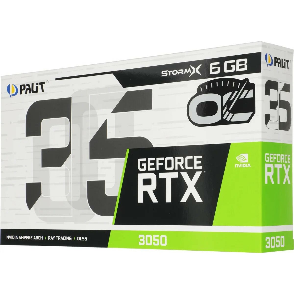 Видеокарта Palit GeForce RTX 3050 StormX OC 6G (NE63050S18JE-1072F)