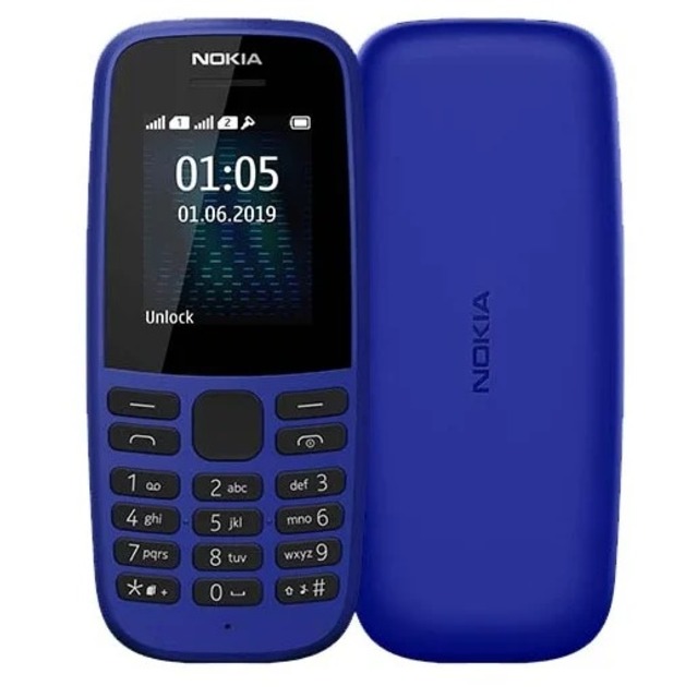 Мобильный телефон Nokia 105 (2019) Dual Sim (Цвет: Blue)