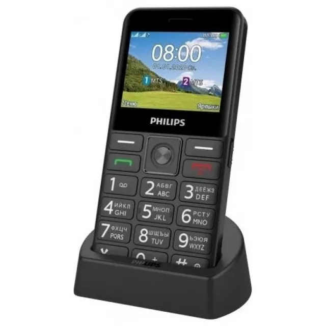Мобильный телефон Philips Xenium E207, черный