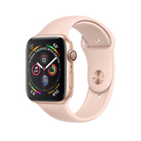 Умные часы Apple Watch Series 4 GPS 44mm Aluminum Case with Sport Band (Цвет: Gold/Pink Sand)