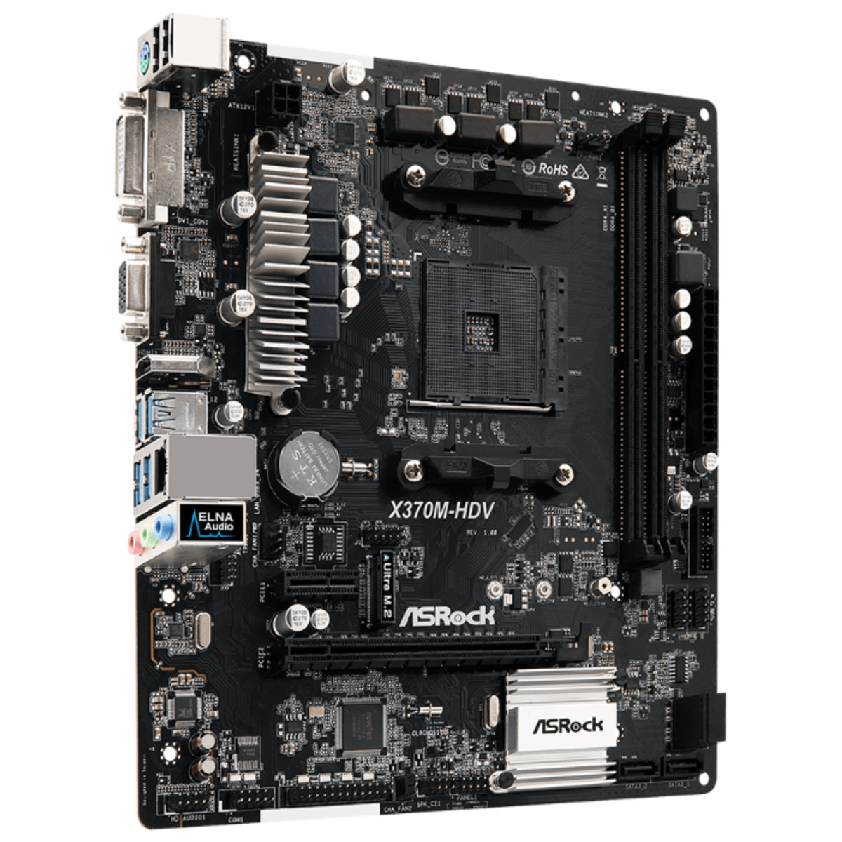 Материнская плата Asrock X370M-HDV R4.0