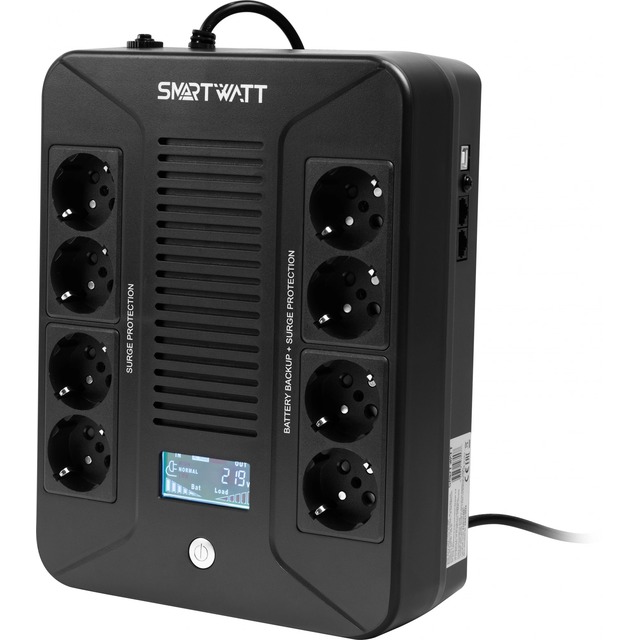 Источник бесперебойного питания Smartwatt SAFE PRO LCD 800