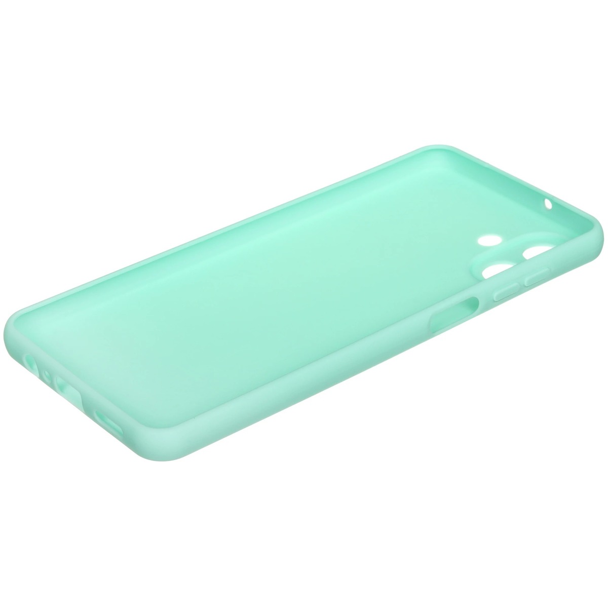 Чехол-накладка Borasco Silicone Сase для смартфона Samsung Galaxy A07 (Цвет: Light Green)