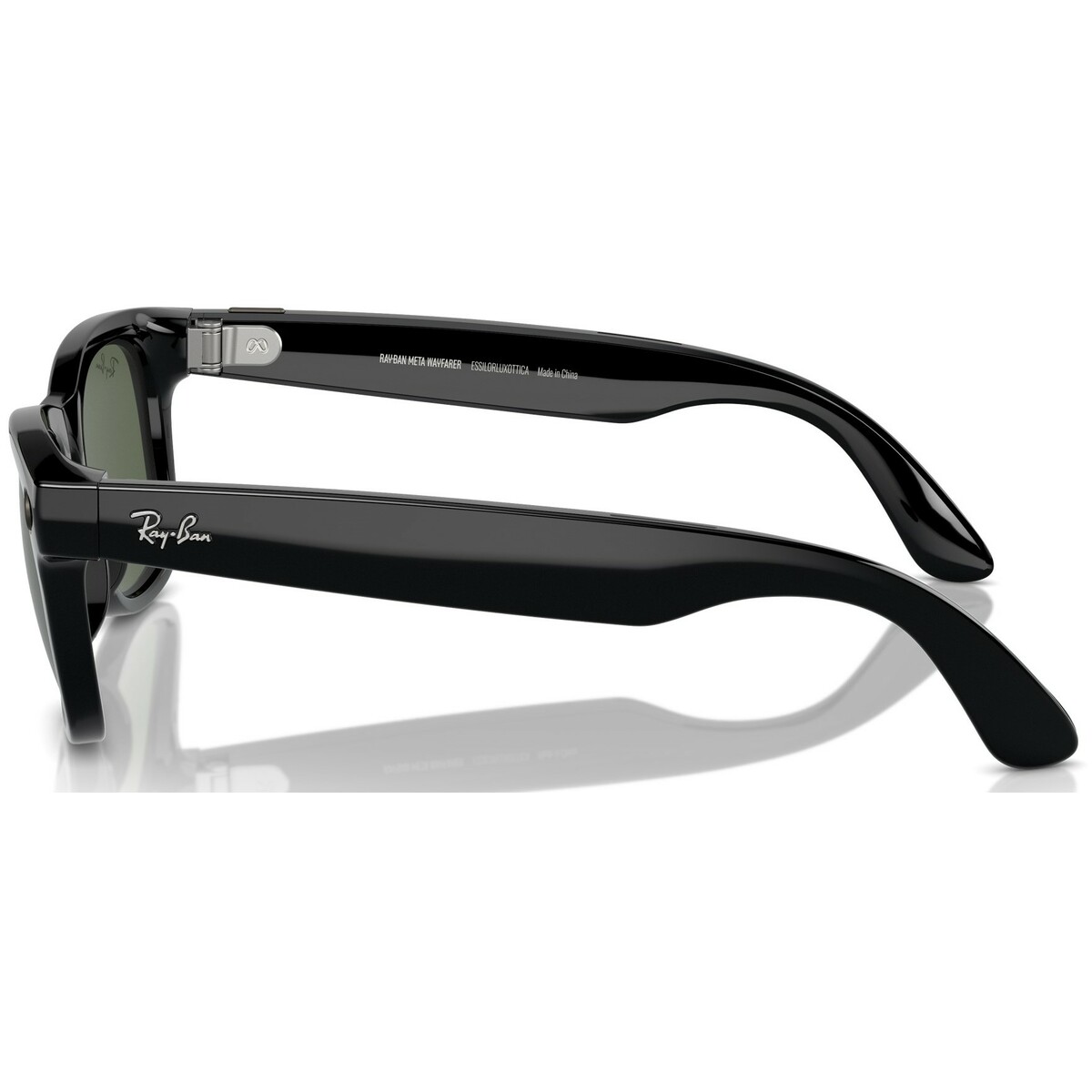 Умные очки Ray-Ban Meta Wayfarer RW4008 (Цвет: Shiny Black/G15 Green) 