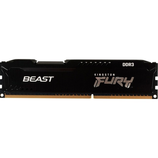 Память DDR3 4Gb 1600MHz Kingston KF316C10BB / 4 Fury Beast Black RTL PC3-12800 CL10 DIMM 240-pin 1.5В single rank