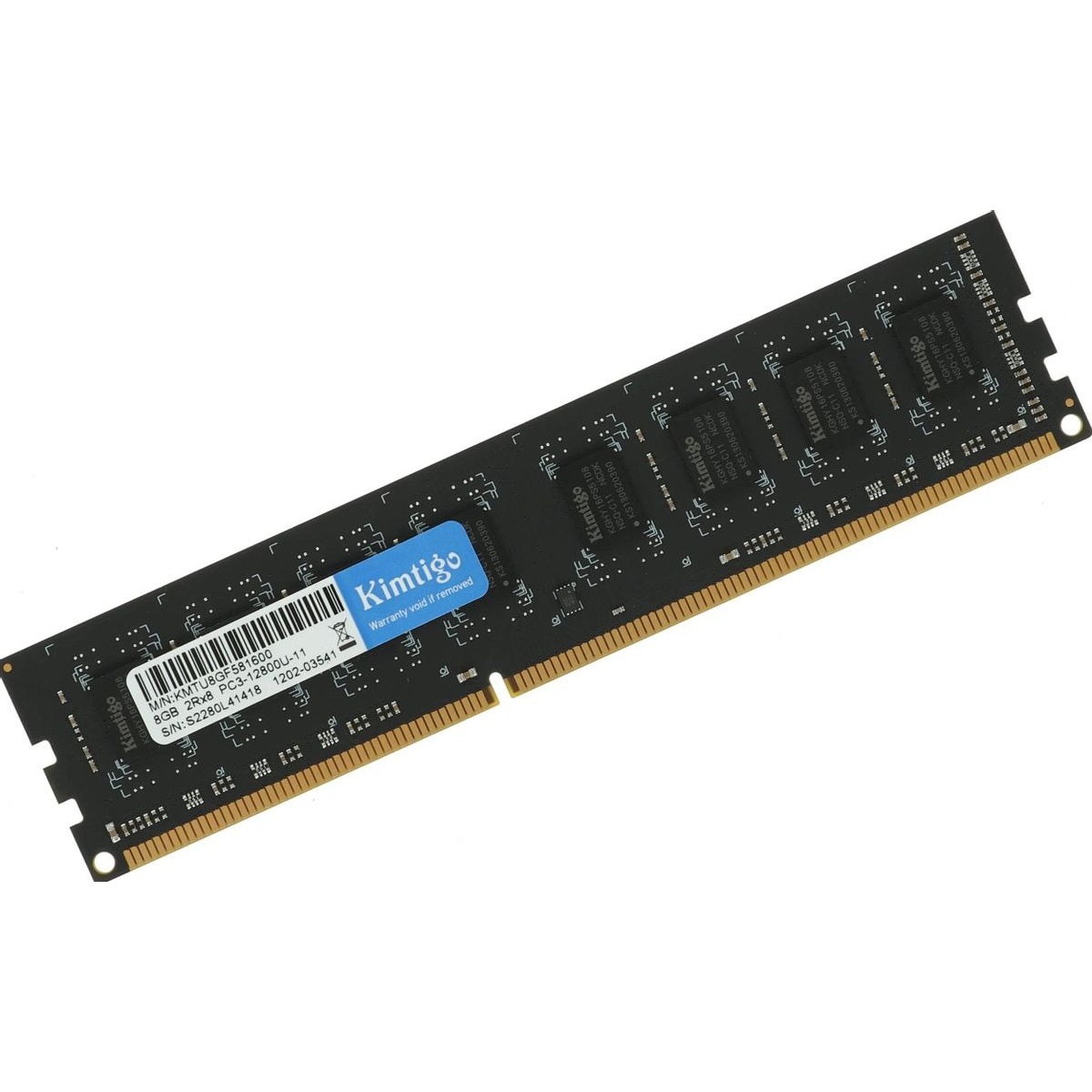 Память DDR3L 8Gb 1600MHz Kimtigo KMTU8GF581600