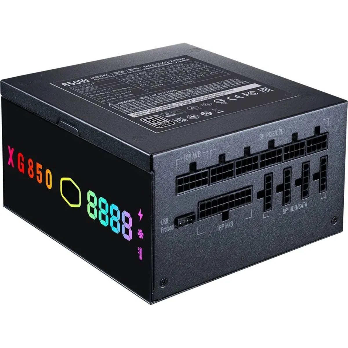Блок питания Cooler Master ATX 850W XG850 PLATINUM Plus