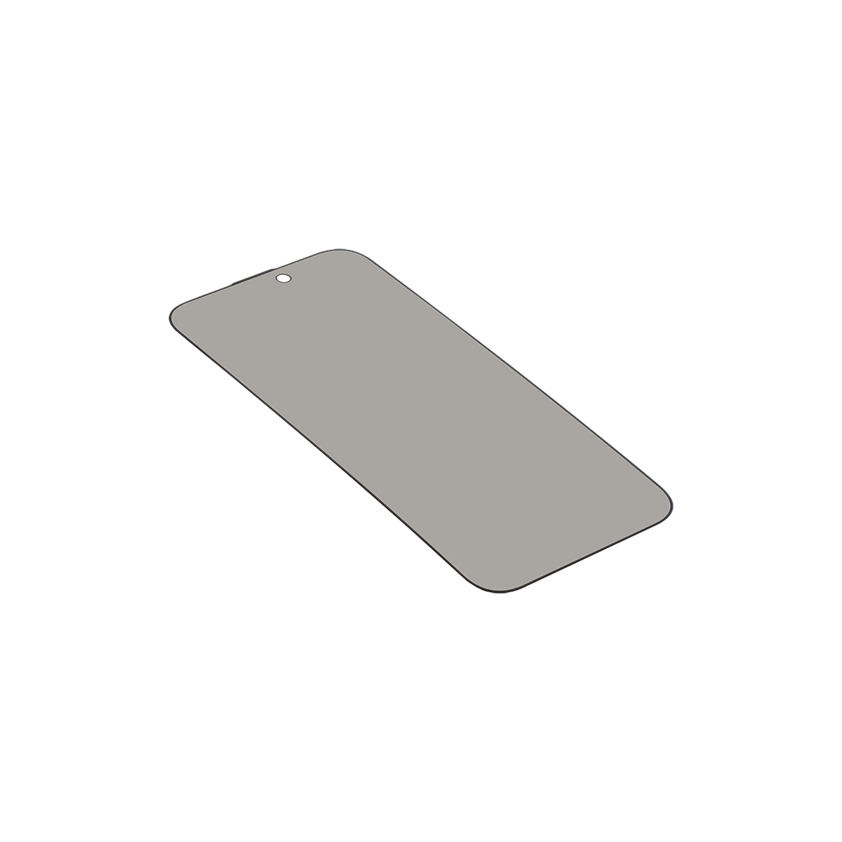Cтекло защитное BERTIX для Iphone 13/ 13 PRO/ 14/ 16e, антишпион