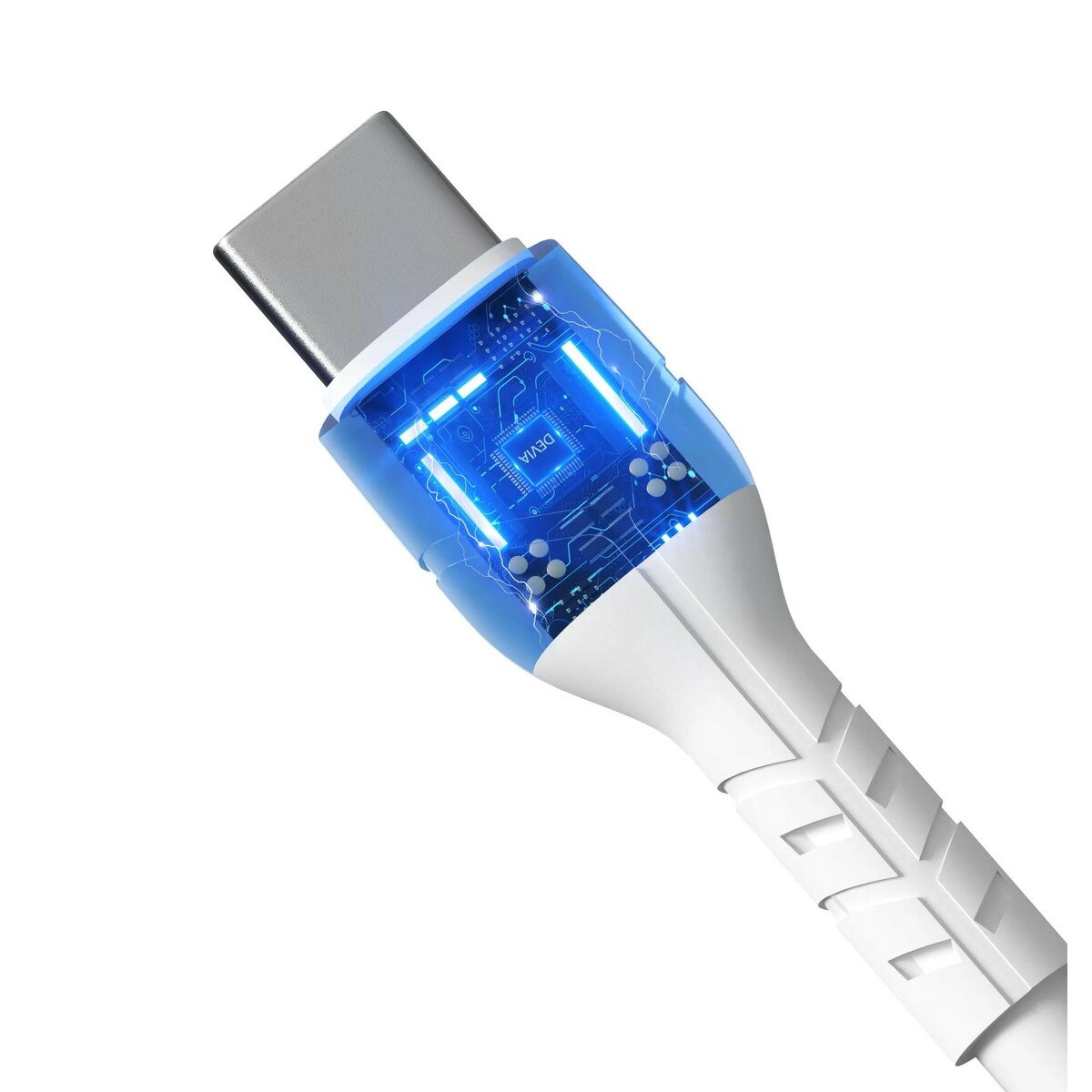 Кабель Devia Kintone Cable Set Type-C to Type-C (Цвет: White)