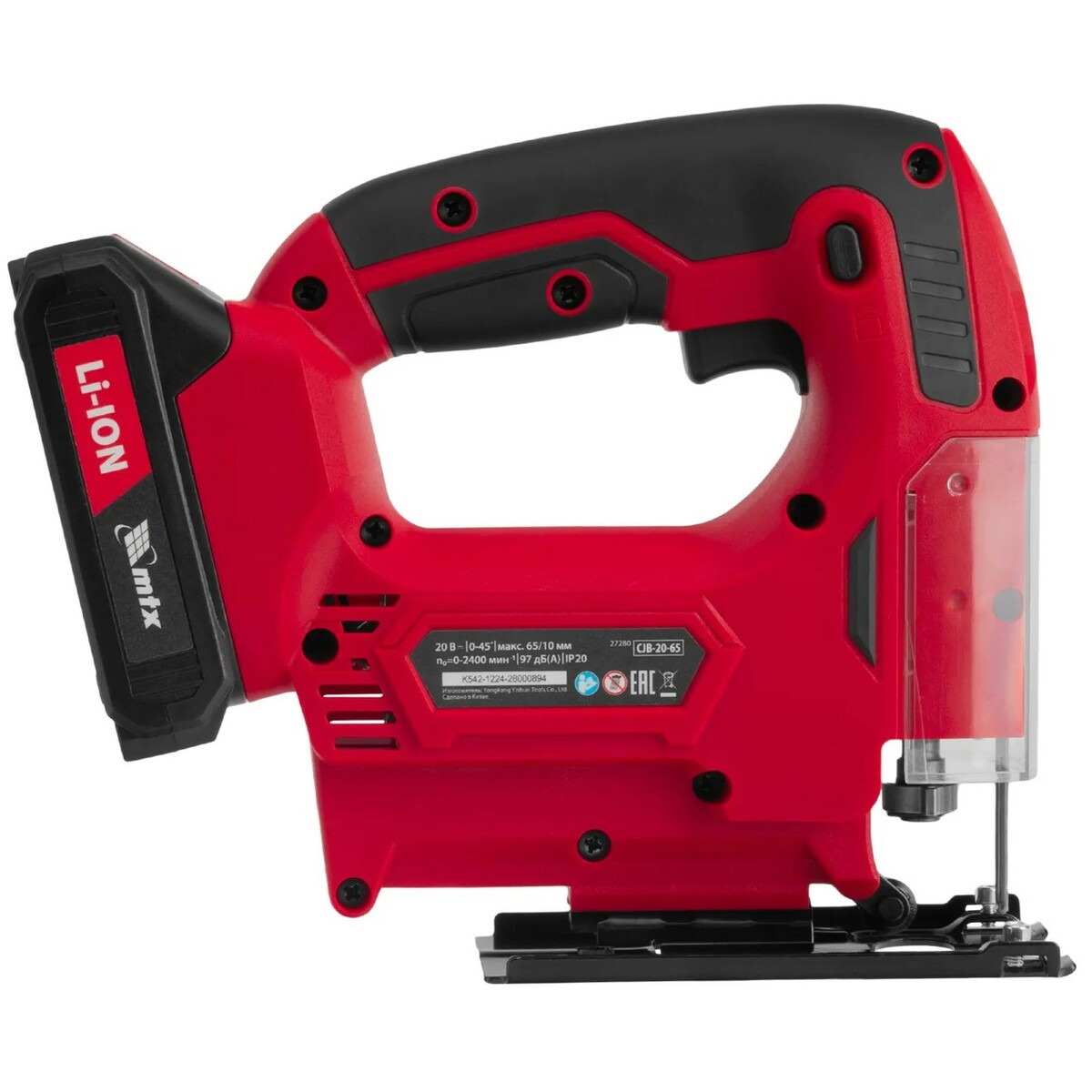Лобзик MTX CJB-20-65 (Цвет: Red)