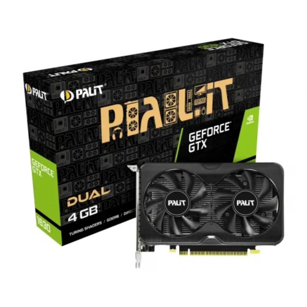 Видеокарта Palit GeForce GTX 1630 4096Mb DUAL