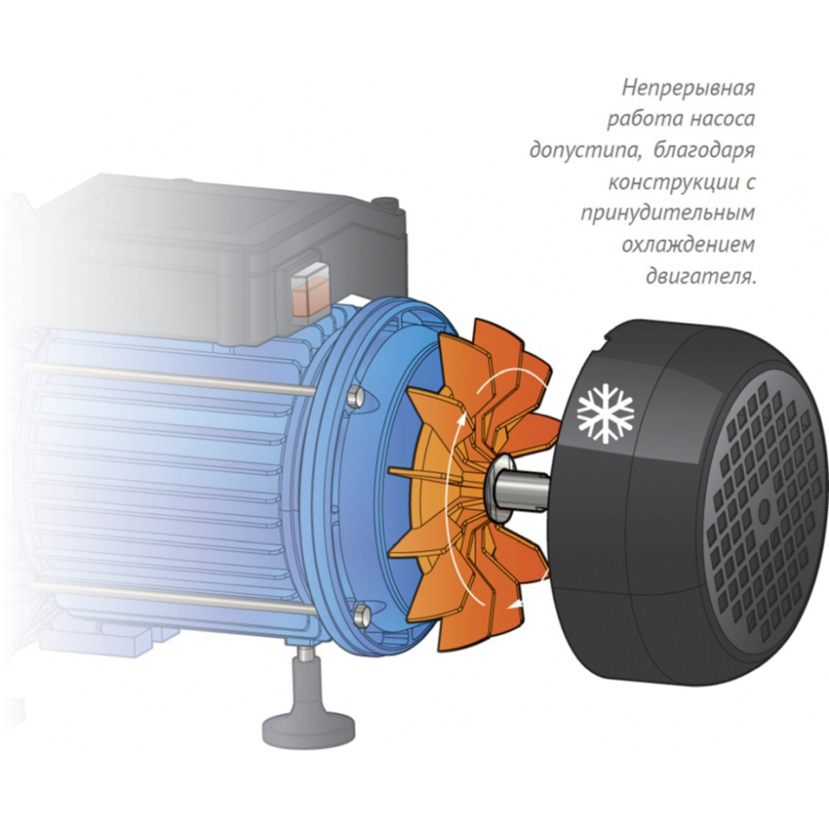 Садовый насос поверхностный Джилекс ДЖАМБО 70/50 П (Цвет: Blue)