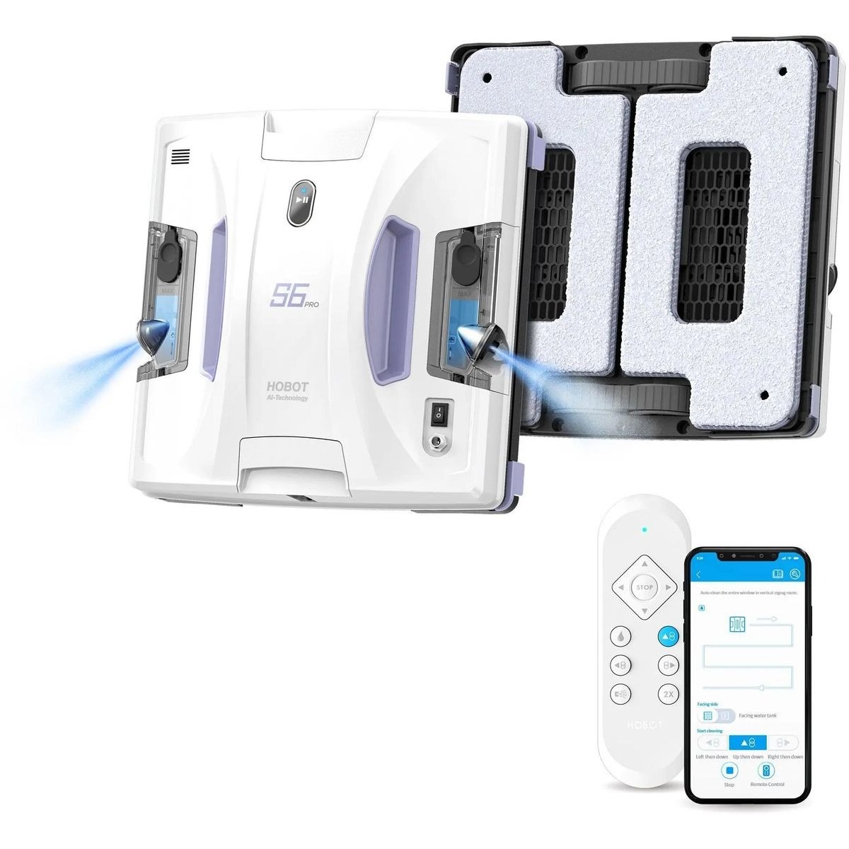 Мойщик окон Hobot S6 Pro, белый