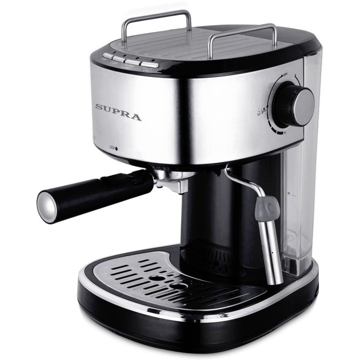 Кофеварка эспрессо Supra CMS-1515 (Цвет: Black / Silver)