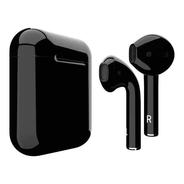 Наушники Apple AirPods 2 Color (без беспроводной зарядки чехла) (Цвет: Black Gloss)