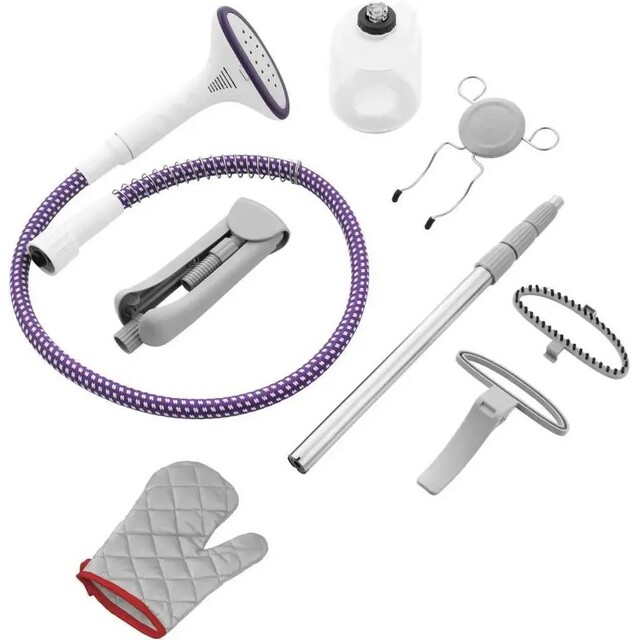 Отпариватель напольный Kitfort KT-941 (Цвет: White / Purple)