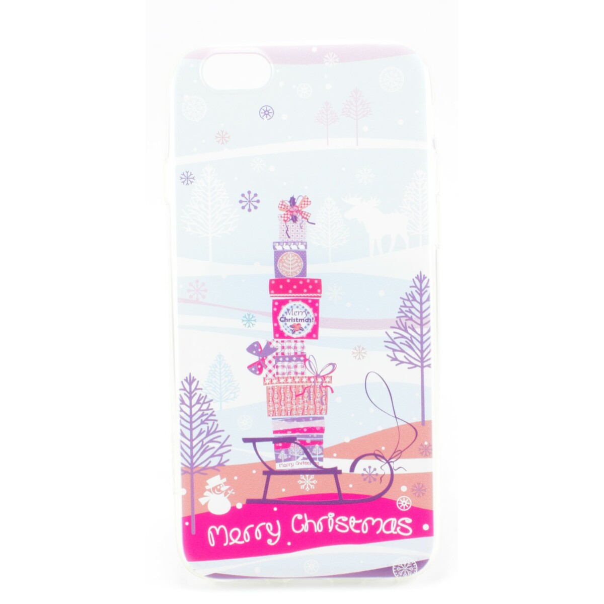 Чехол-накладка Devia Christmas Series soft case gift для смартфона iPhone 6/6s (Цвет: Clear)