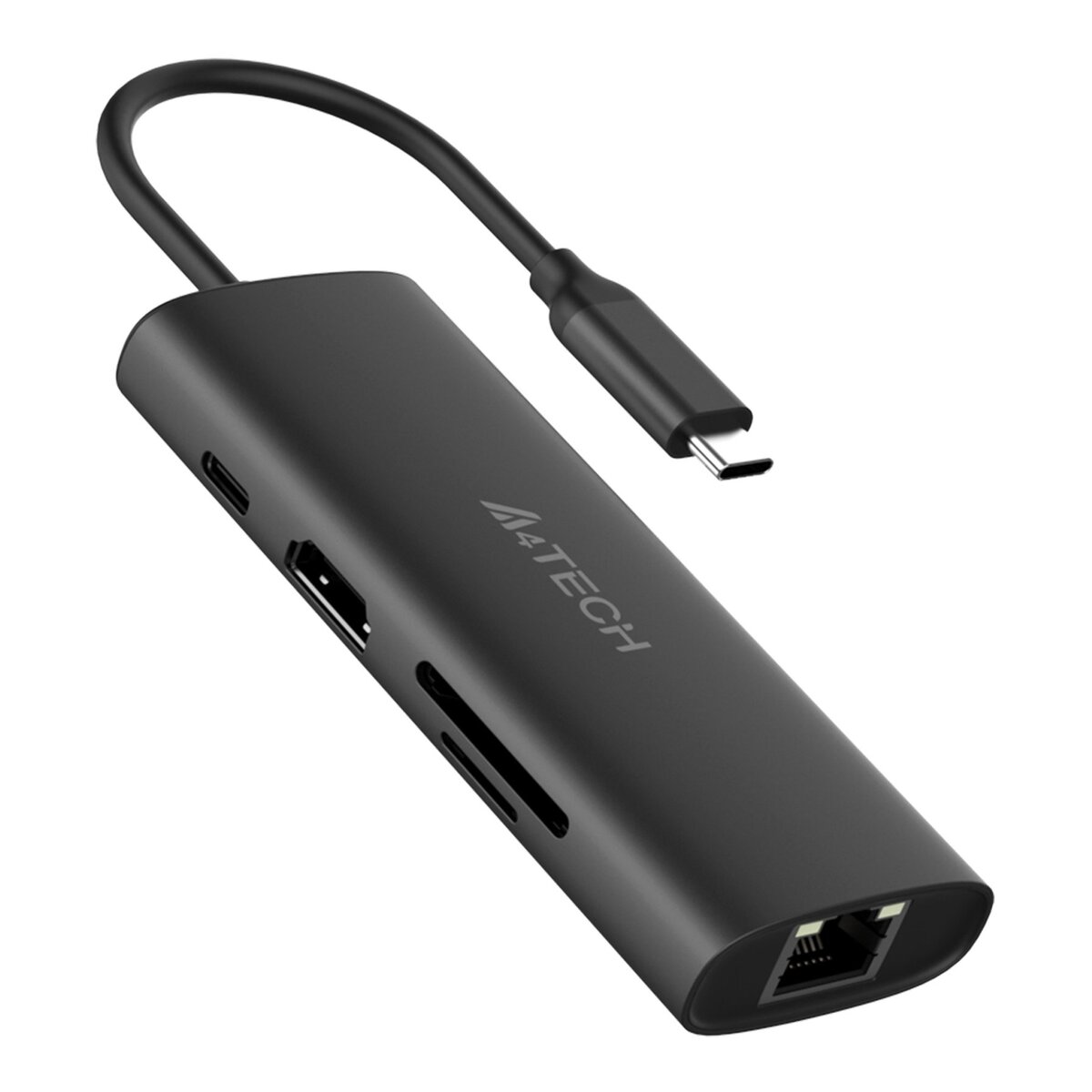 Разветвитель USB-C A4Tech DST-80C (Цвет: Gray)