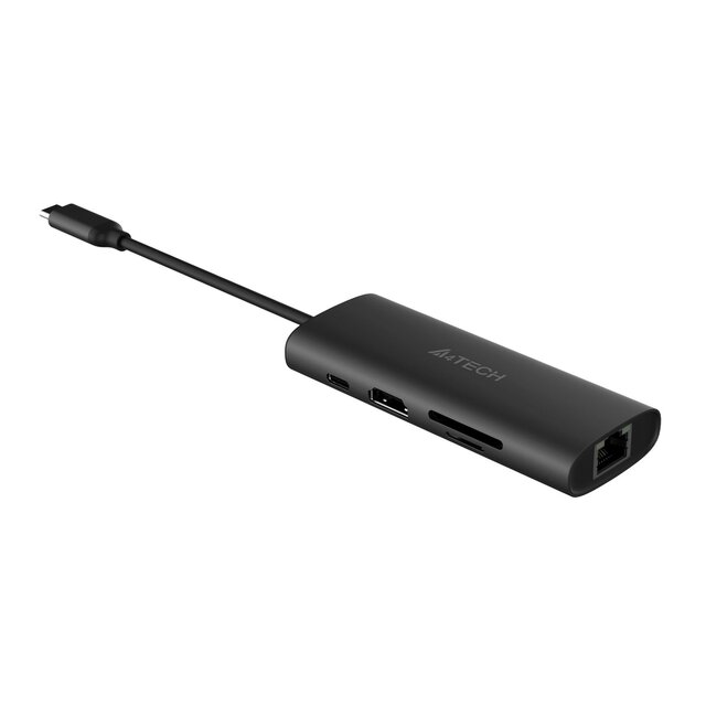 Разветвитель USB-C A4Tech DST-80C (Цвет: Gray) Разветвитель USB-C A4Tech DST-80C (Цвет: Gray)