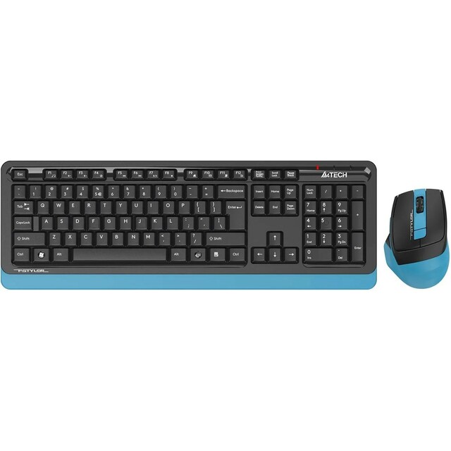 Клавиатура + мышь A4Tech Fstyler FG1035 (Цвет: Black / Blue)