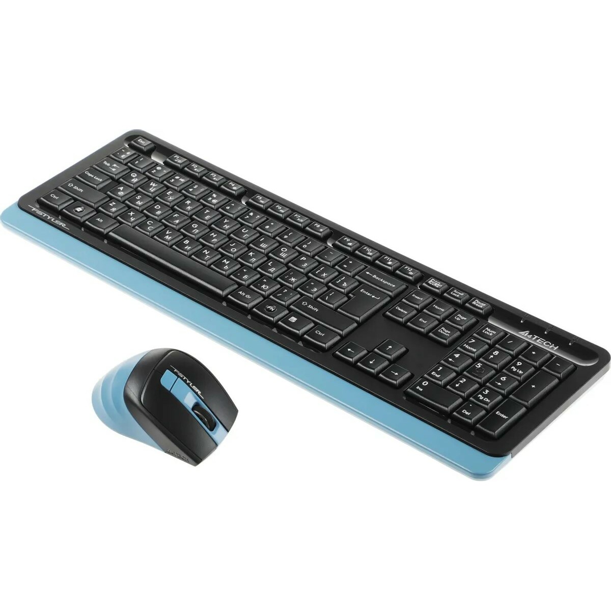 Клавиатура + мышь A4Tech Fstyler FG1035 (Цвет: Black/Blue)