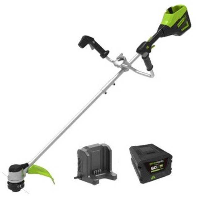 Триммер электрический Greenworks GD60BCB (Цвет: Green) Триммер электрический Greenworks GD60BCB (Цвет: Green)