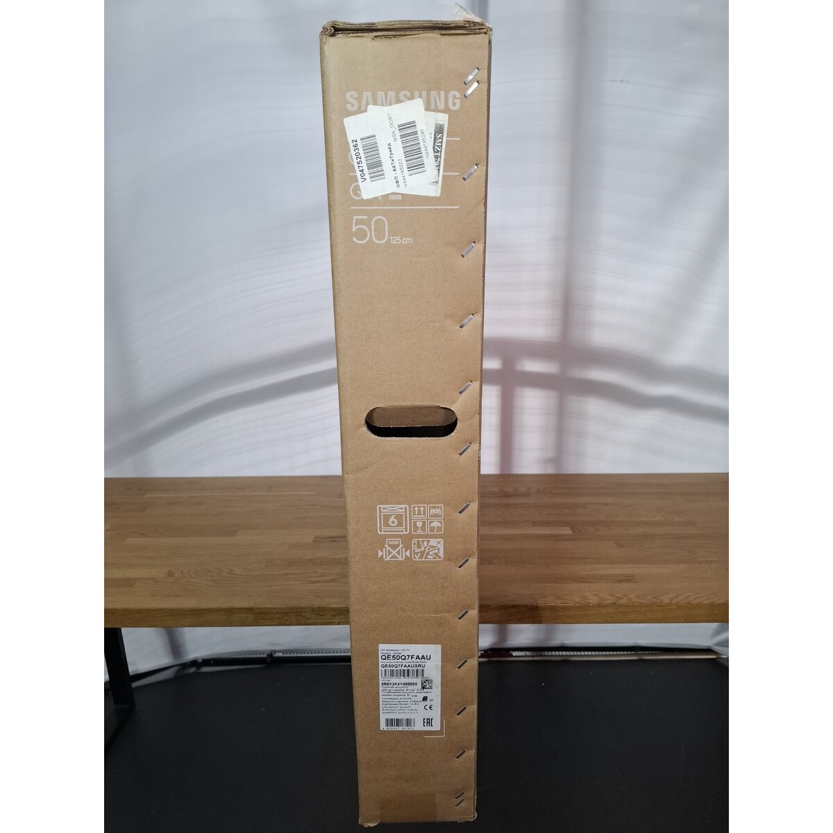 Телевизор Samsung 50" QE50Q7FAAUXRU, черный