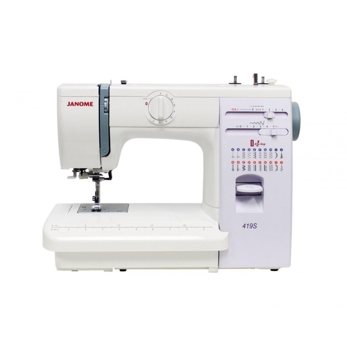 Швейная машина Janome 419S (Цвет: White/Purple)