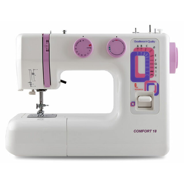Швейная машина Comfort 18 (Цвет: White/Pink)