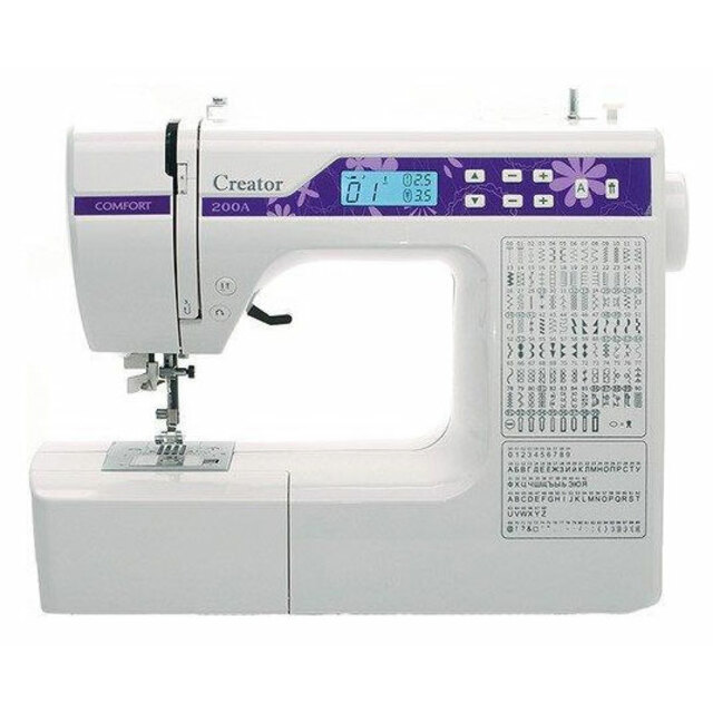 Швейная машина Comfort 200A (Цвет: White/Violet)