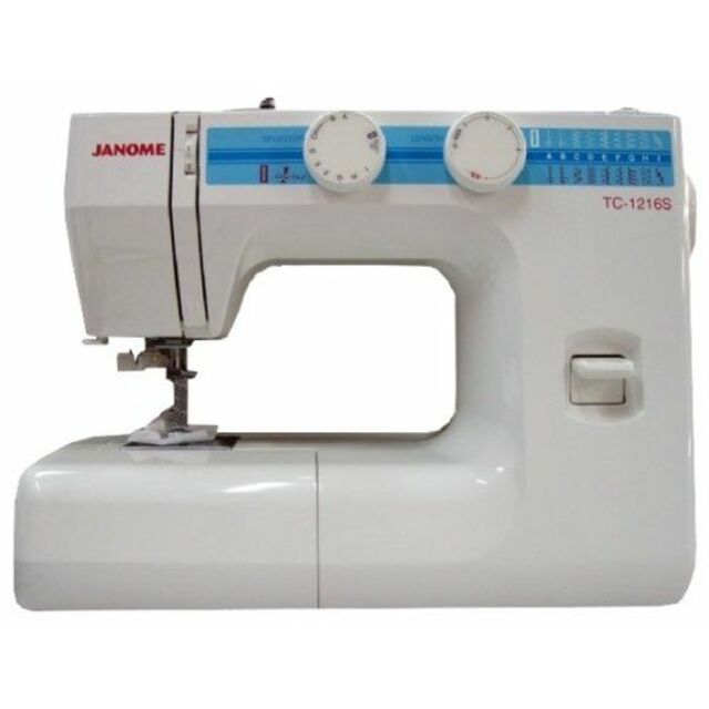 Швейная машина Janome TC-1216S (Цвет: White / Blue)