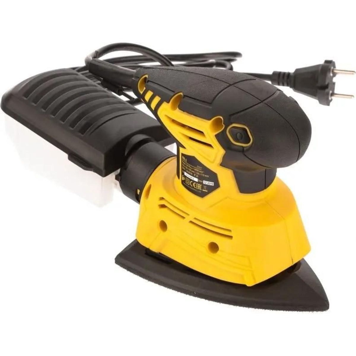 Плоскошлифовальная вибрационная машина Denzel VDS-2 (Цвет: Yellow)