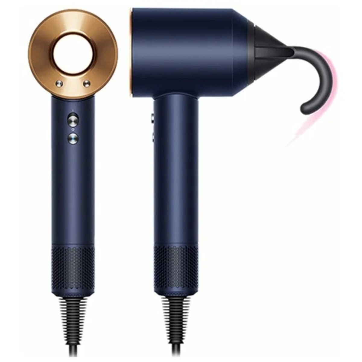 Фен Dyson Supersonic HD08 с кейсом для хранения без расчесок (Цвет: Prussian Blue / Copper)