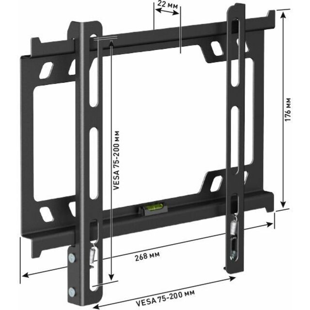 Кронштейн для телевизора Holder F2617-B, черный Кронштейн для телевизора Holder F2617-B, черный