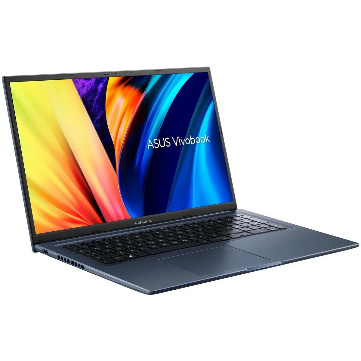 Ноутбук Asus VivoBook 17X K1703ZA-AU171 Core i5 12500H 16Gb SSD512Gb Intel Iris Xe graphics 17.3 IPS FHD (1920x1080) noOS blue WiFi BT Cam (90NB0WN2-M00750)