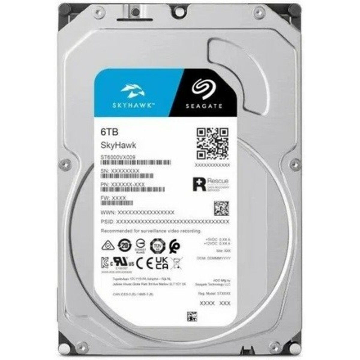 Жесткий диск Seagate SkyHawk ST6000VX009 6TB