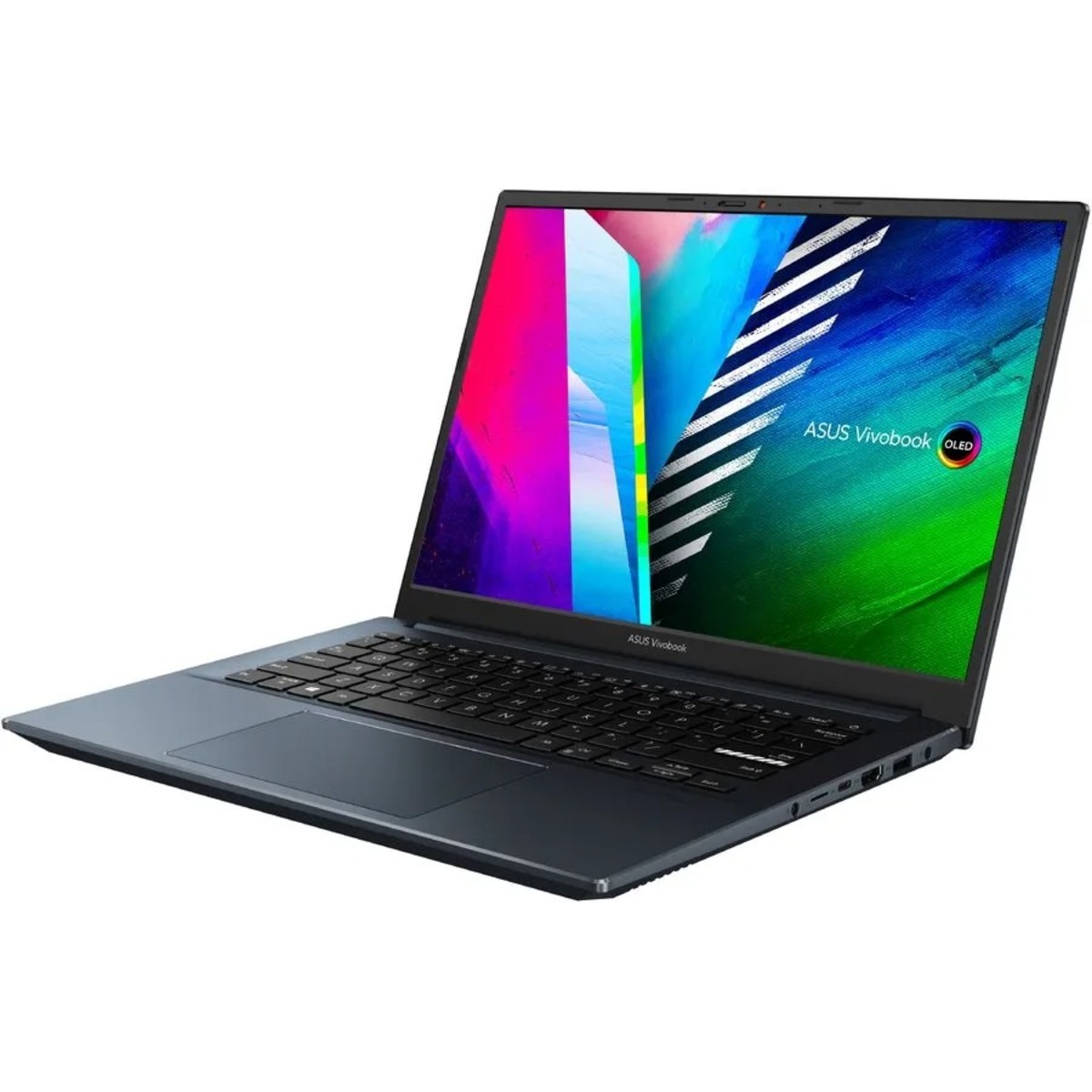 Ноутбук Asus Vivobook Pro 14 OLED M3401QA-KM016W Ryzen 5 5600H 8Gb SSD512Gb AMD Radeon 14 OLED 2.8K (2880x1800) Windows 11 Home blue WiFi BT Cam