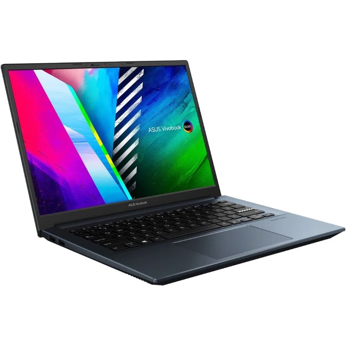 Ноутбук Asus Vivobook Pro 14 OLED M3401QA-KM016W Ryzen 5 5600H 8Gb SSD512Gb AMD Radeon 14 OLED 2.8K (2880x1800) Windows 11 Home blue WiFi BT Cam