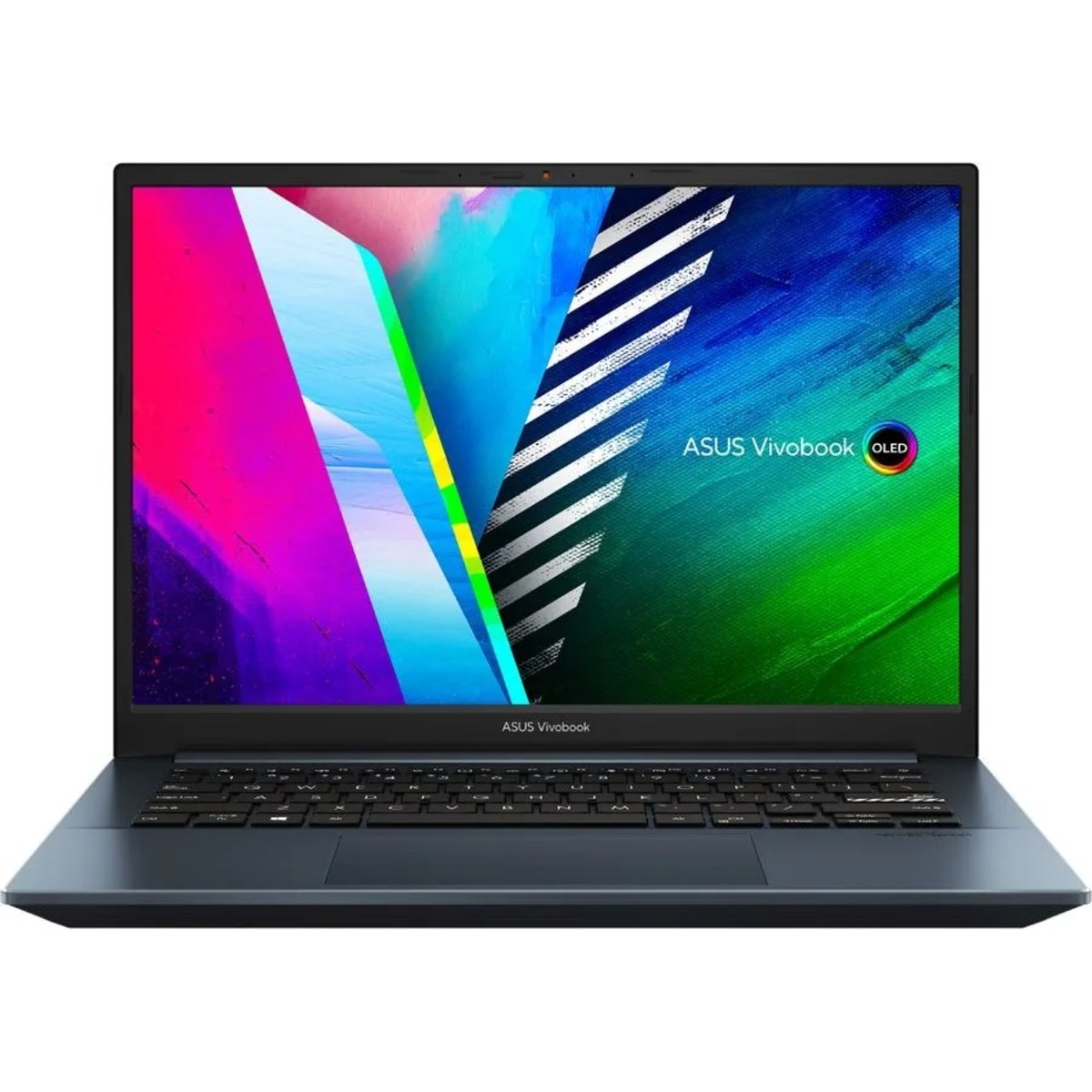 Ноутбук Asus Vivobook Pro 14 OLED M3401QA-KM016W Ryzen 5 5600H 8Gb SSD512Gb AMD Radeon 14 OLED 2.8K (2880x1800) Windows 11 Home blue WiFi BT Cam